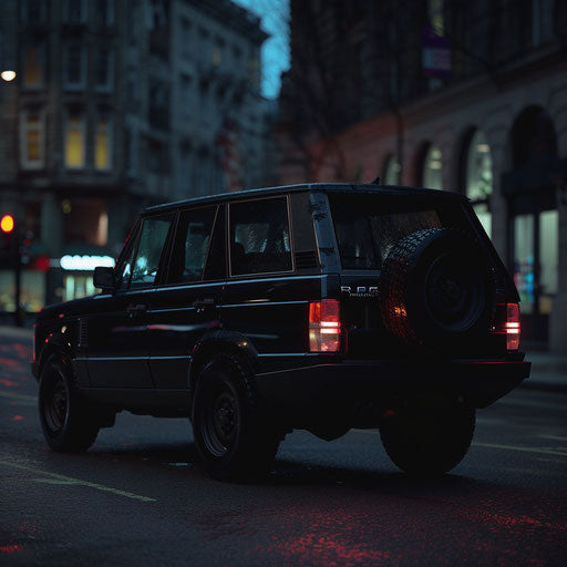 Stealth night operation of a 1995 Range Rover