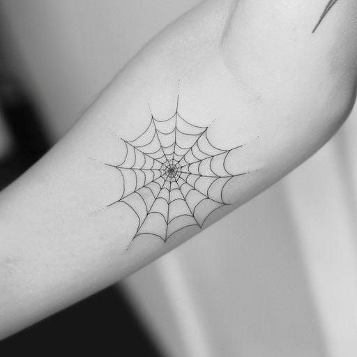 Minimalist spider web
