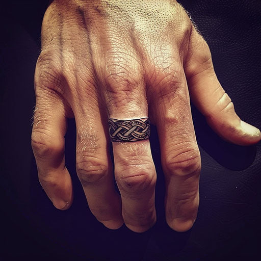 Wedding Ring Tattoo Sketch Collection