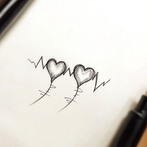 Cute Couple Tattoos Tattoo Art Set