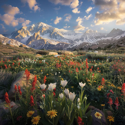 Sierra Nevada: mountains and wildflowers