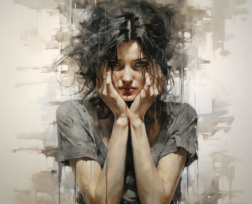 Beautiful dark obsession, torn style with sensibility