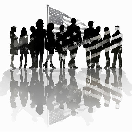 Politics clipart in photo realistic style with flat white background