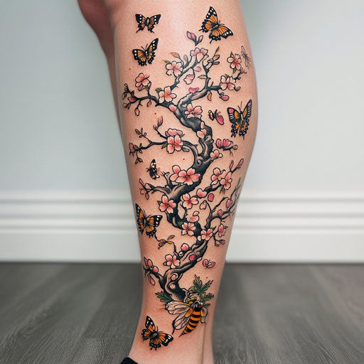 Cherry Blossom Tree Tattoo Tattoo Art Kit