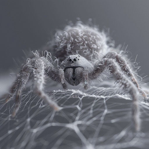 Sweet spider on a delicate web