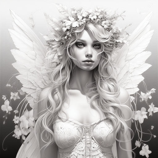 art faeries by person, flawless line work style