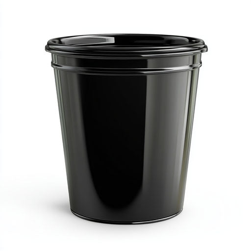 Realistic depiction of a wastebasket