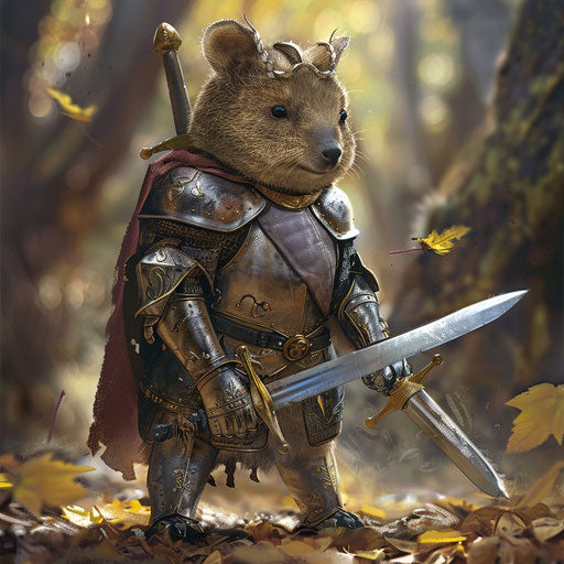 Quokka knight on quest to save magical kingdom