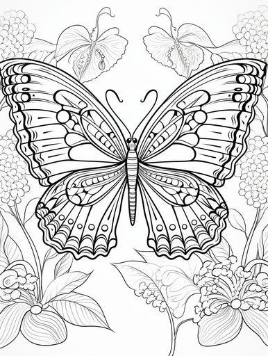 Black and white butterfly coloring pages gallery of design ideas