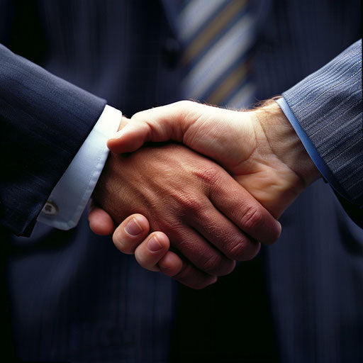 Business images focusing on handshakes