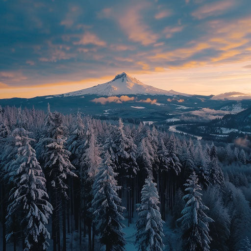 Live camera view of Mount Hood in Oregon