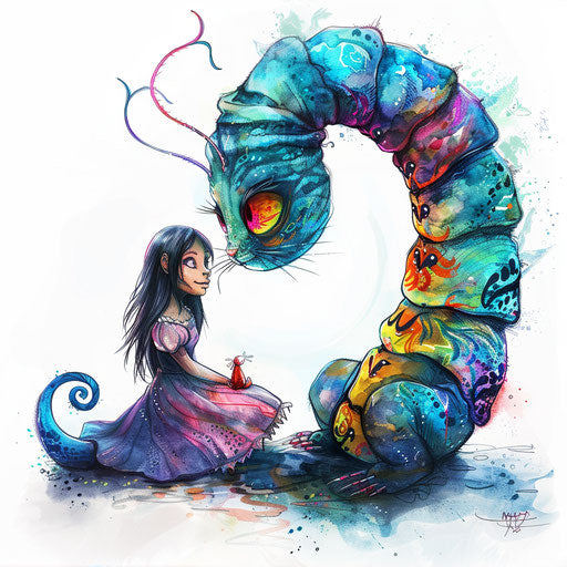 Alice In Wonderland Professional Tattoo Kit