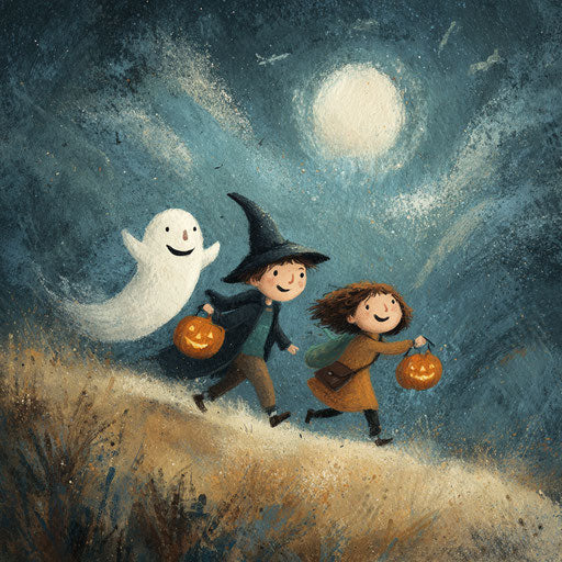 Lighthearted and cheerful Halloween festivities