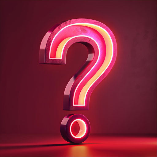 Realistic quiz clipart on rich burgundy background