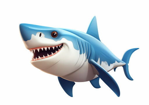 Shark cartoon vector free download