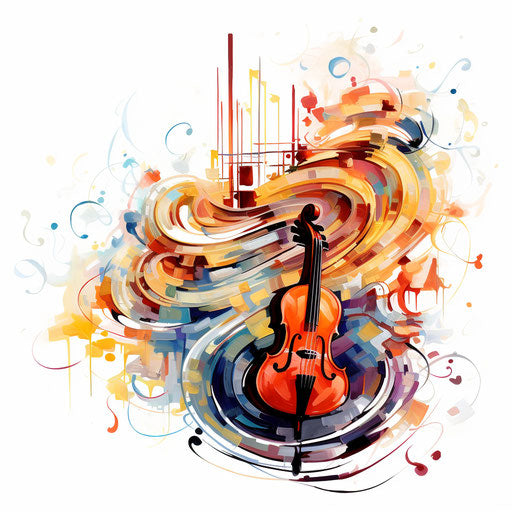 Sound clipart in the style of Oil painting