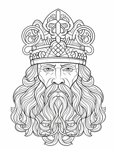 St. Patrick's hat coloring page, steampunk style