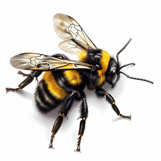 Realistic illustration of a spelling bee on white background
