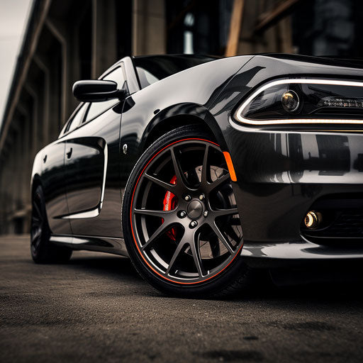 Dodge Charger Hellcat classic wire-spoke wheels