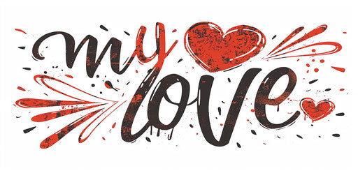 My love - Tshirt logo design
