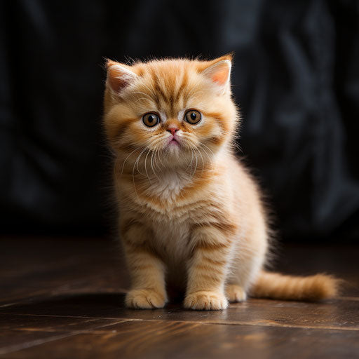 Exotic shorthair cat kitten