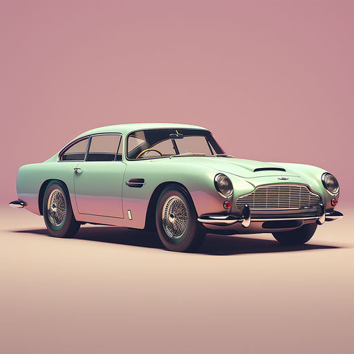 Aston Martin DB5 Pastel colors
