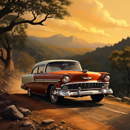 1956 American vintage car