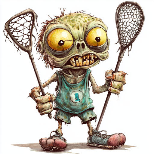 Comprehensive Lacrosse Caricature Clipart Art Solutions