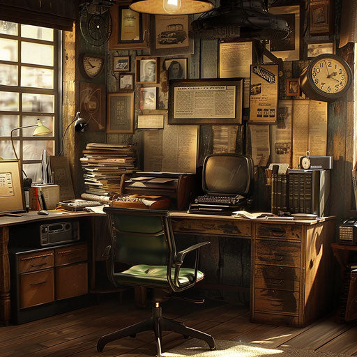 Creative writing room of a film studio