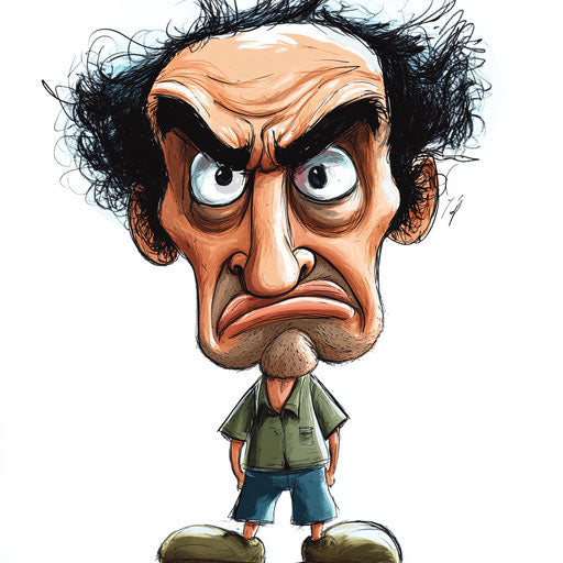 Captivating Vocabulary Caricature Clipart for Social Media