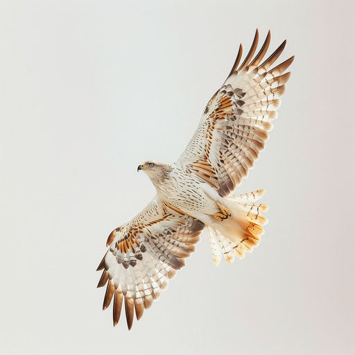 Bird captured mid-flight, wings spread wide
