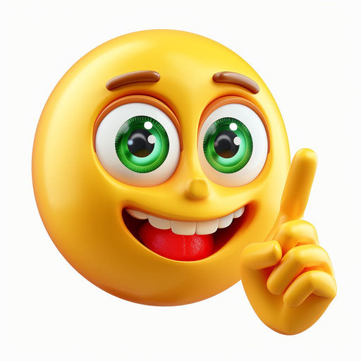 Smiley girl emoji with 'O' gesture