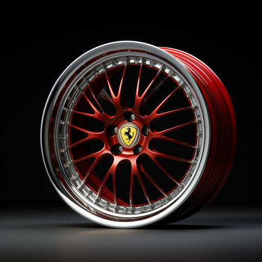 Ferrari GT classic wire-spoke wheels