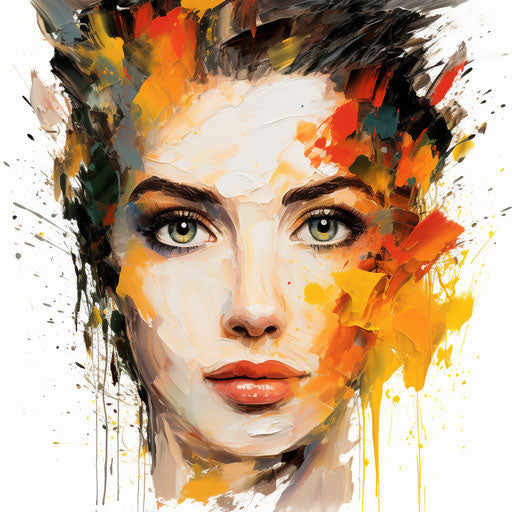 Hello clipart in the style of Oil painting, on a white background