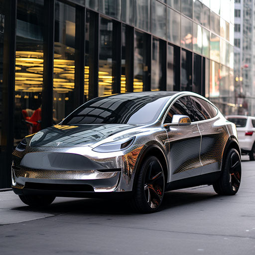 Tesla model Y chrome