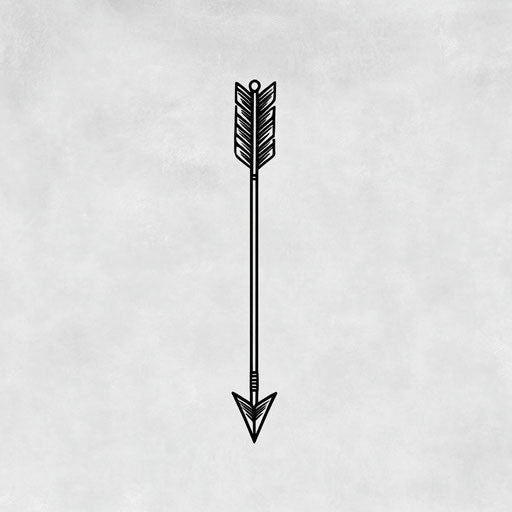 Flat clipart style sketch for simple men's tattoos