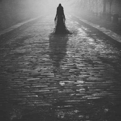 A dark and mysterious path leading to the unknown