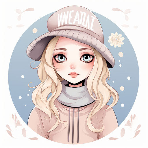 Wednesday illustration in Pastel Colors Art style