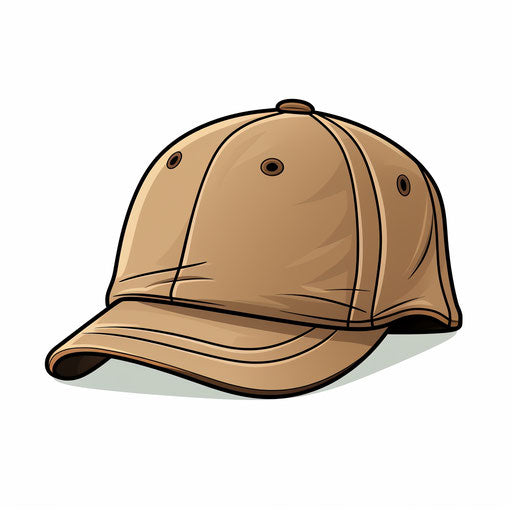 Cap clipart in the style of Minimalist, on a white background