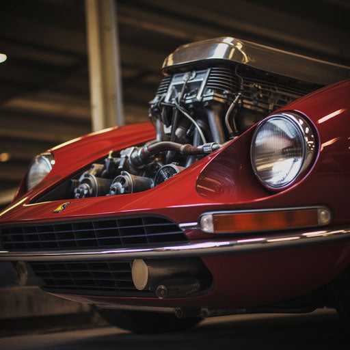 Ferrari Daytona classic supercharger intakes