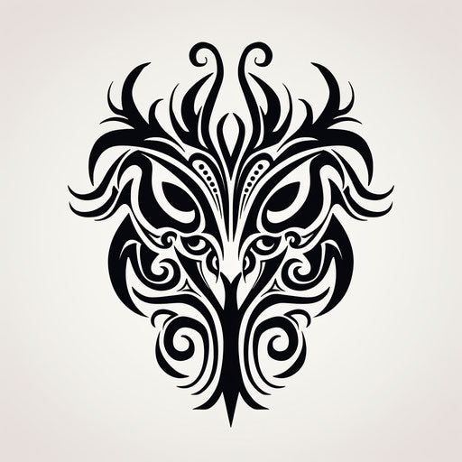 Tribal tattoo designs: simplistic vector patterns