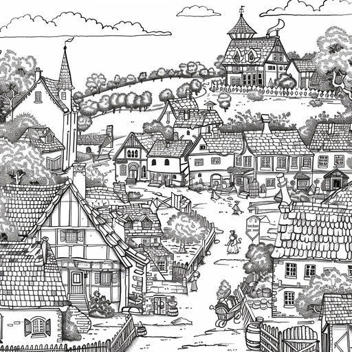 Creative Difficult Coloring Pages