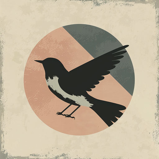 Sophisticated vectorstock logo with muted palette and texture