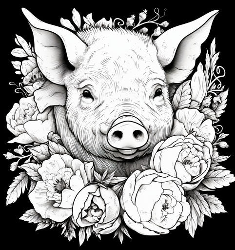 Black and white logo for friends not food