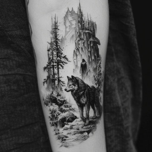 Inspiring tattoos with a hint of dark fantasy
