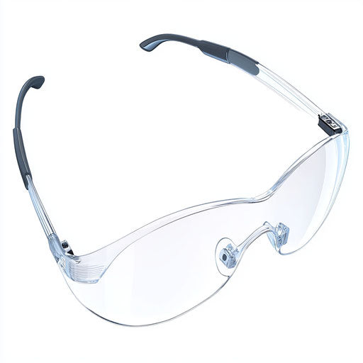 Realistic clipart of safety glasses, high resolution