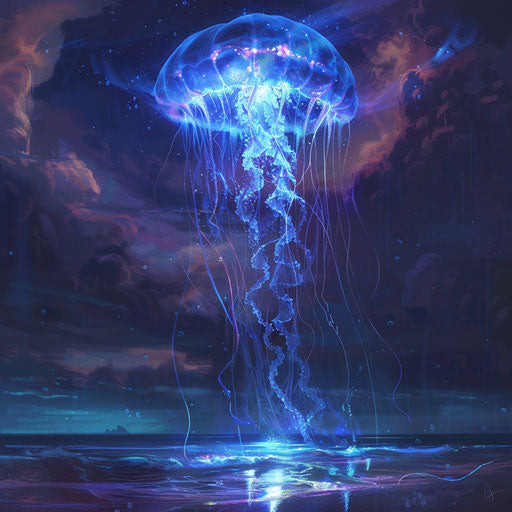 Jellyfish-inspired energy source harnessing bioluminescence