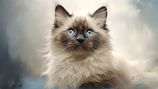 Intense feline gaze: affordable therapy to avoid