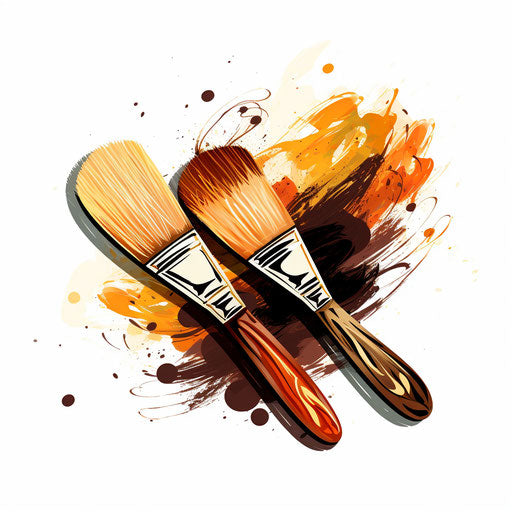 Brush illustration in the style of Chiaroscuro Art