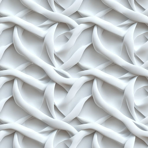 3D pattern on flat white background, isolated clipart